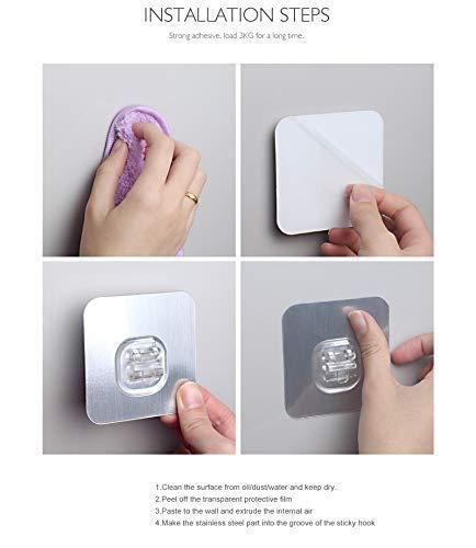 Wall Mounted Soap Dish Holder with Hook – Stainless Steel